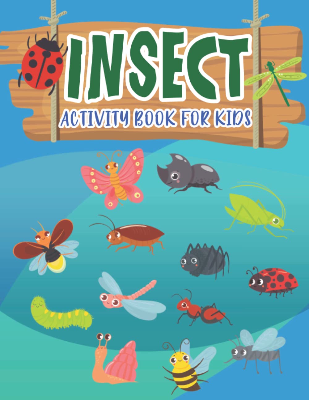 Buy Insects & Bugs Activity Coloring Book For Kids Activity Book Of