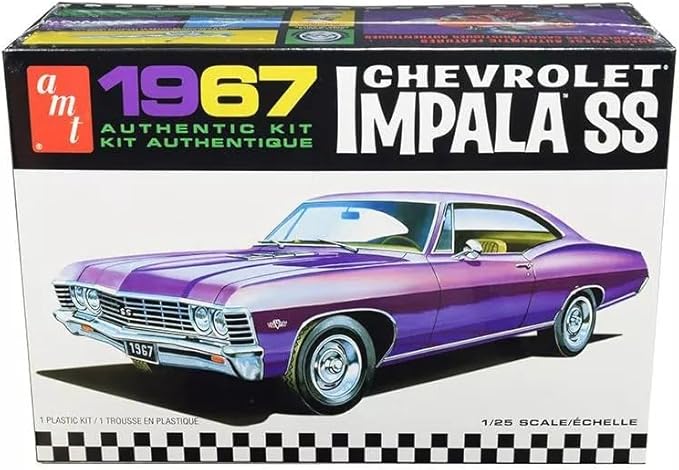 Supernatural is Returning 8 61I6tLGqehL. AC SX679 AMT 981 1967 Chevrolet Impala SS 1:25 Scale Plastic Model Kit - Requires Assembly