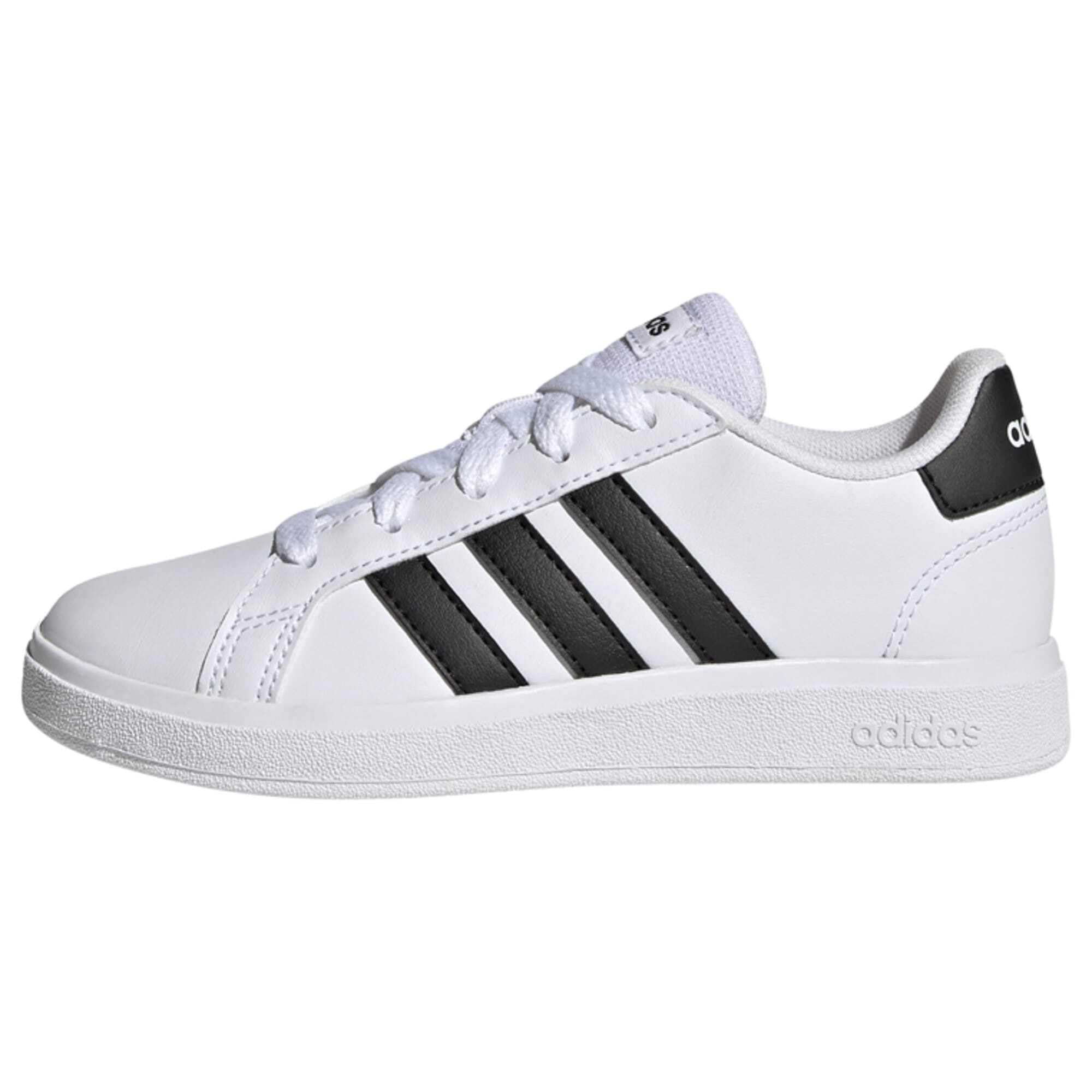 adidas Grand Lifestyle Court Elastic Lace and Top Strap Shoes, Zapatillas Niños