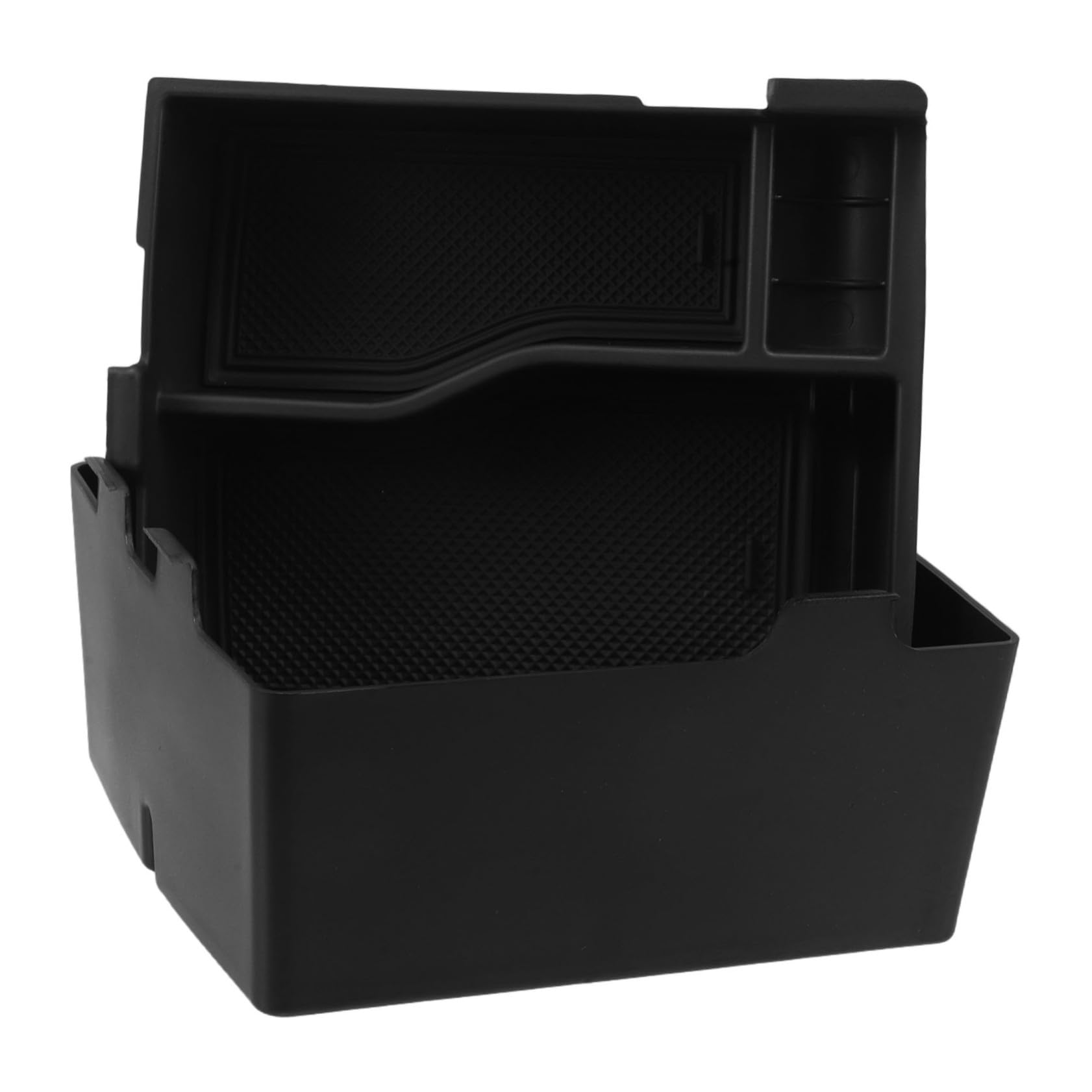 ULTECHNOVO Kompatible Mittelkonsole Organizer Box Doppellagige Armlehnen Aufbewahrung Praktische Auto Mittelkonsole Aufbewahrungsbox für Familien und Roadtrips Passgenau und