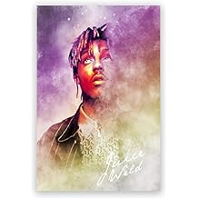 InfuzeArts j Pop uice Wrld Rapper Singer Album Cover ana Poster Music Posters For Room Aesthetic Canvas Wall Art Living Room Bedroom wall decor 16x24inch Unframed, style-4