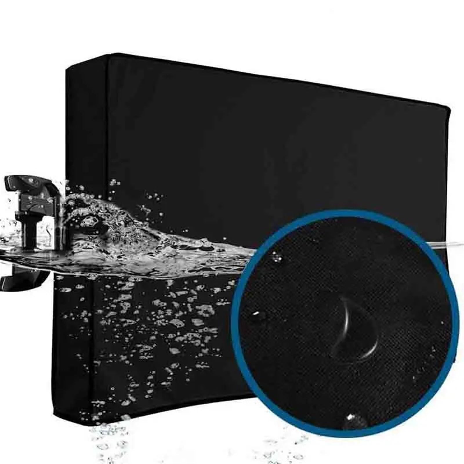 Copertura Tv Copertura TV impermeabile for esterni Protezione in microfibra for schermi da 22-55 pollici Design universale resistente alla polvere e alle intemperie(50-52 inch)