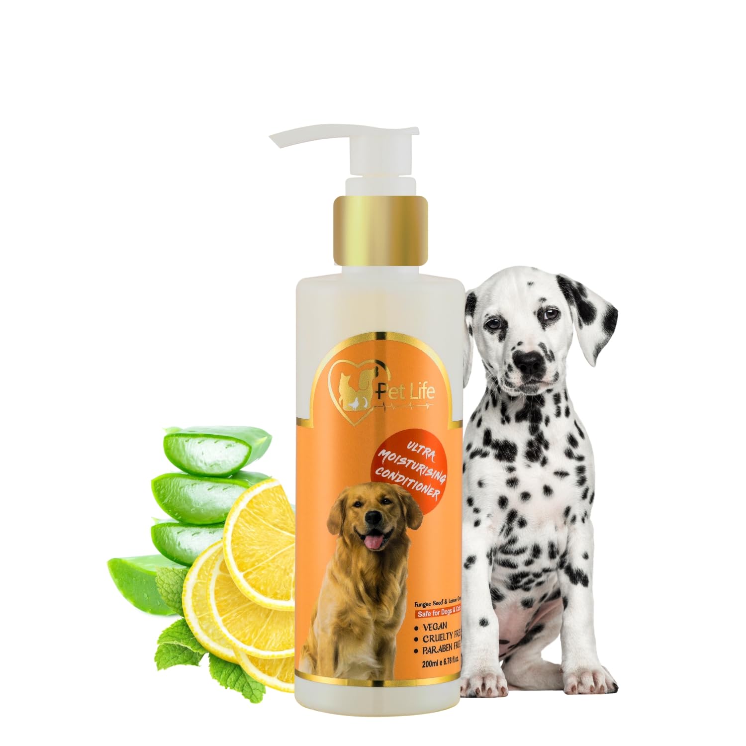 Pet Life Organic Ultra Moisturising Dog Conditioner for Dalmatian Dog & Puppy | Shiny & Healthy Coat | Silky, Soft & Smooth Hair Suitable for All Type of Dog & Puppy, Paraben Free – 200 ml (B0CBKR7V5N) Amazon Price History, Amazon Price Tracker