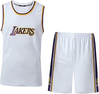 Completo Da Basket Uomo - Maglia E Pantaloncini In Poliestere, Taglia Athletic Fit | Divisa Da Gioco - Foto 4