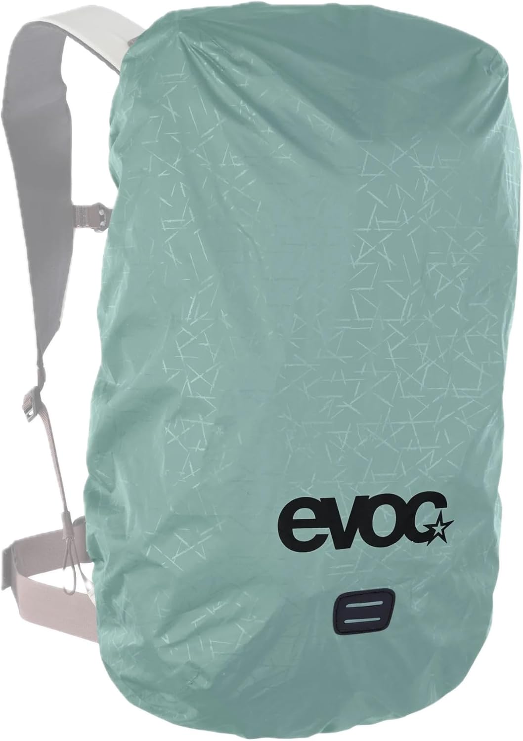 EVOC Raincover Sleeve Mint S - Reflective Cycling Rain Protection for 6-18L Bags, Adjustable Elastic Cords, Waterproof and Breathable Material for Enhanced Visibility and Weather Resistance