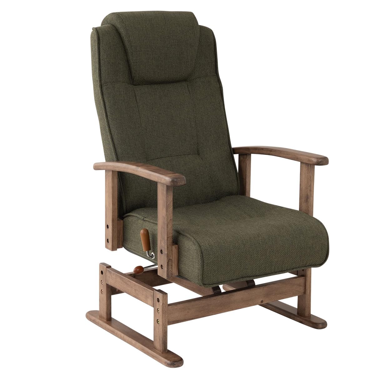 Amazon｜エムール 安全ストッパー付き 回転 高座椅子 リクライニング