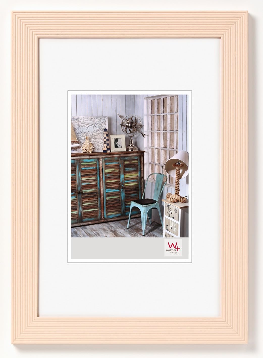 walther design Bilderrahmen creme 40 x 50 cm Grado Holzrahmen HI050C
