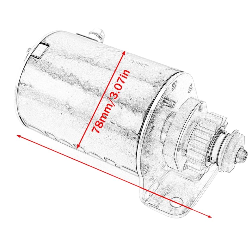 Motor de Arranque Compatible con cortacésped Zero Turn 14-38Z 16-42Z 17-42Z 18-44Z TimeCutter Z cortacésped Tractores césped MZ14H MZ16H MZ18H