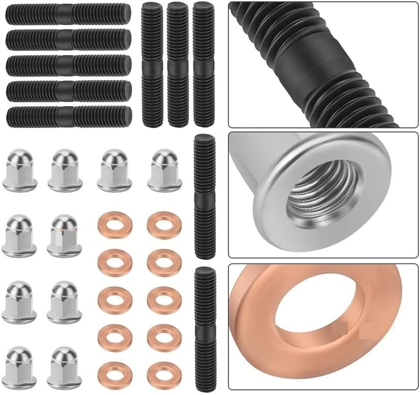 Cylinder Head Studs W Nuts Washers Kit For 350 YFZ350 1987-2006 90116-08394-00