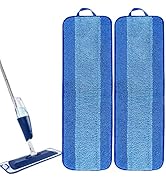 KEEPOW Microfiber Cleaning Pads for Bona Mop, Replacement Pads for Bona Hardwood Floor Cleaner, 1...