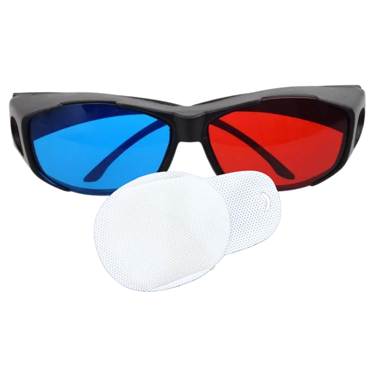 CureSee Vision Therapy Glasses | 3D Red Blue Anaglyph for Lazy Eye