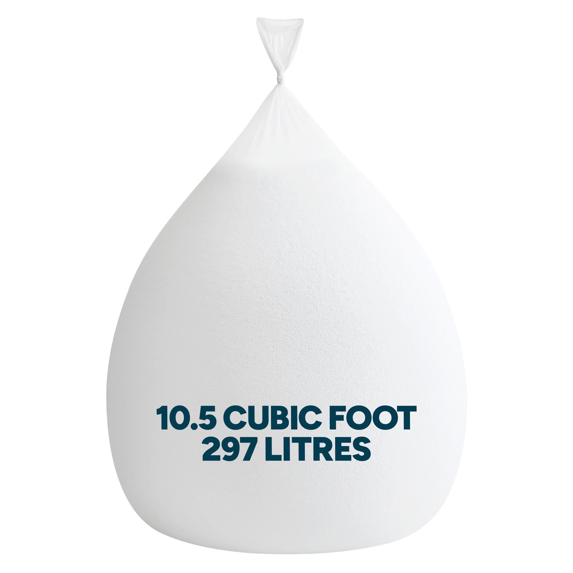 icon Bean Bag Refill, 10.5 Cubic Foot, 297 Litres, Bean Bag Filling with Free flow Polystyrene Beads to top up Beanbags, Bean Bag Filler for Beanbag Chairs, Ideal for Large Beanbags, Made in UK โ image 1