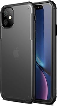 Microsonic Apple iPhone 11 (6.1'') için Kılıf Frosted Frame Siyah [iPhone 11 ile Uyumlu Kılıf - Siyah]