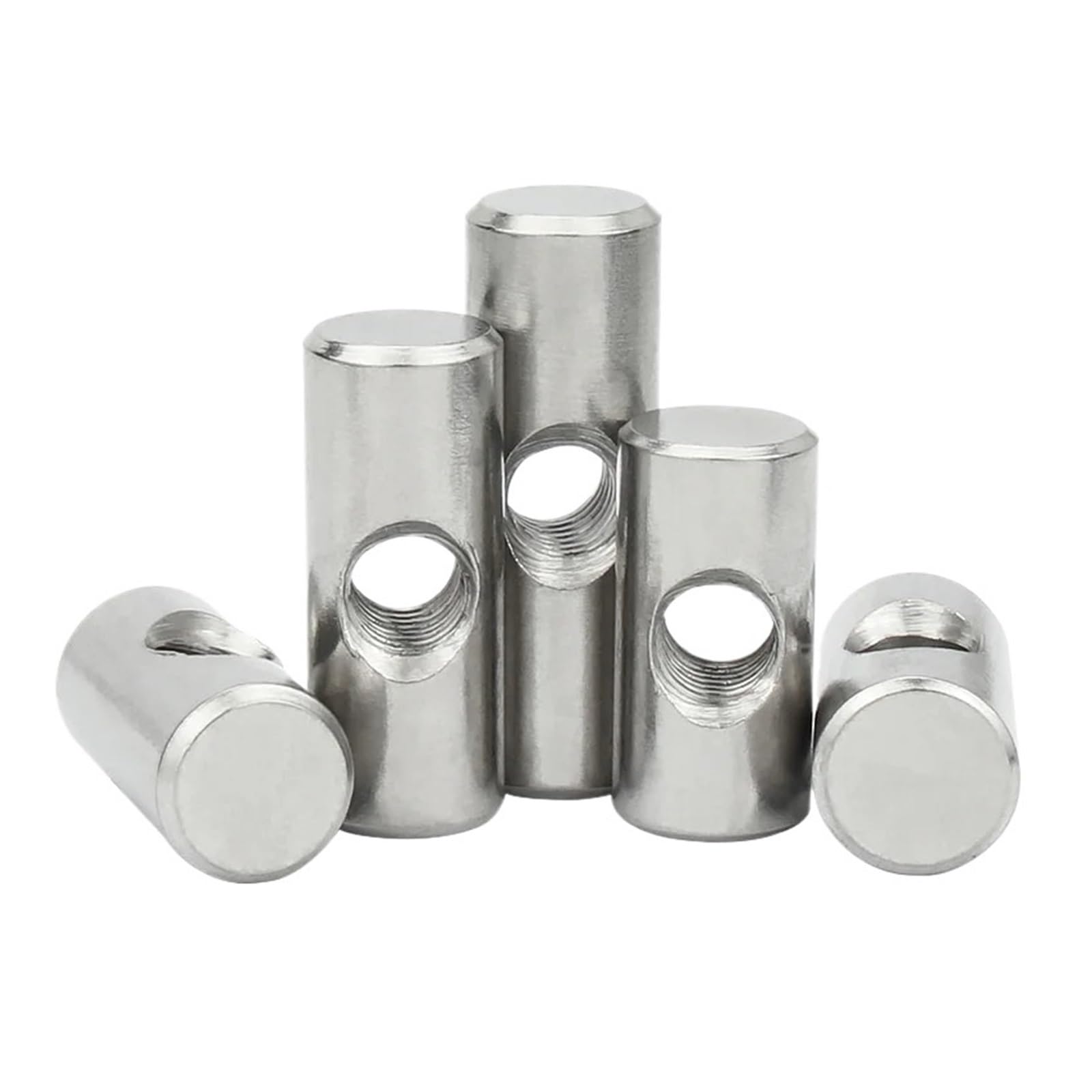 Fassschrauben M4 M5 M6 Zylinderstift 304 Edelstahl Dübel Kreuzloch Hammer eingebettete Mutter for Holzmöbelzubehör (Size : OD6 M4x20(5PCS))
