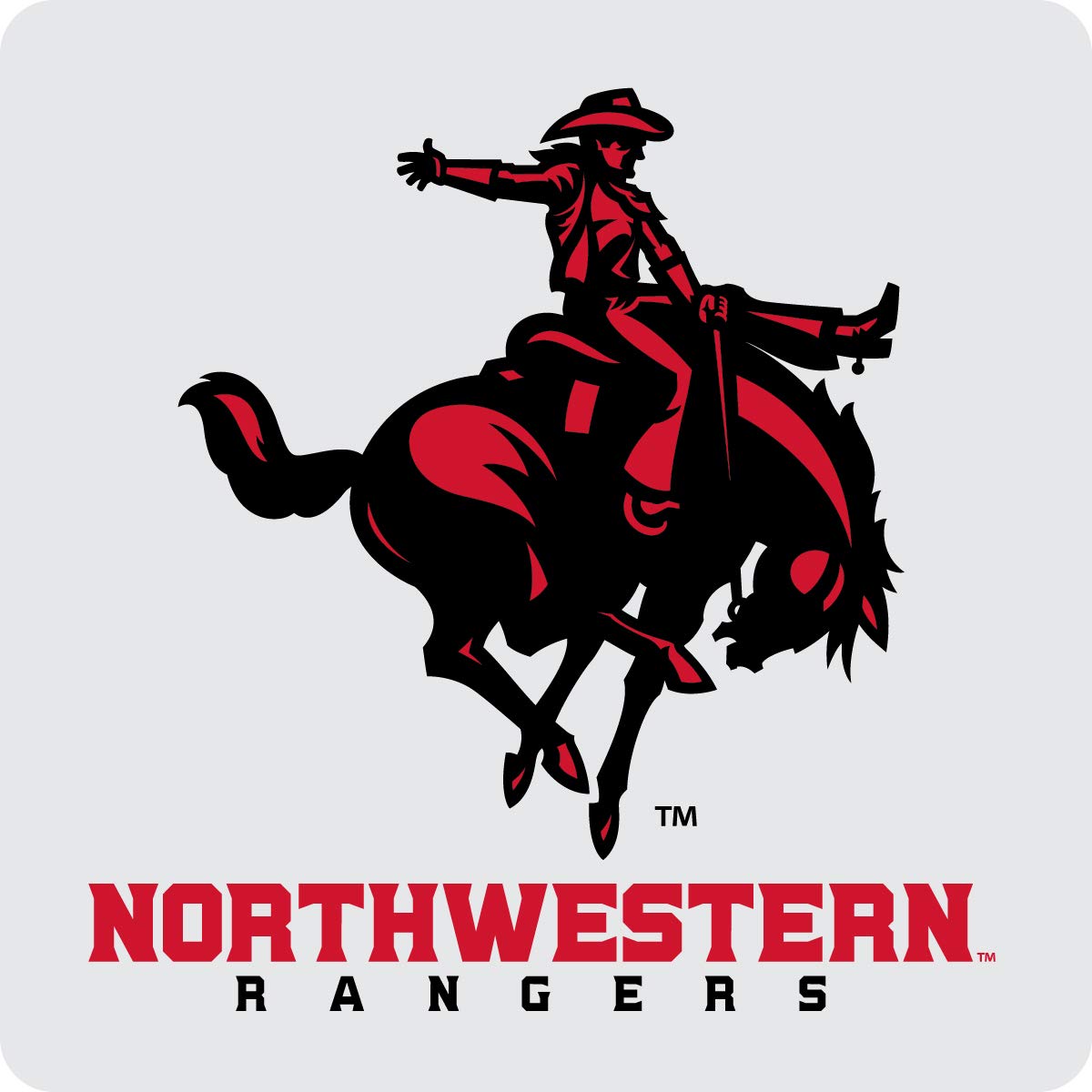 Northwestern Oklahoma State University Acrylic Coaster 4-Pack Officially Licensed Collegiate Product