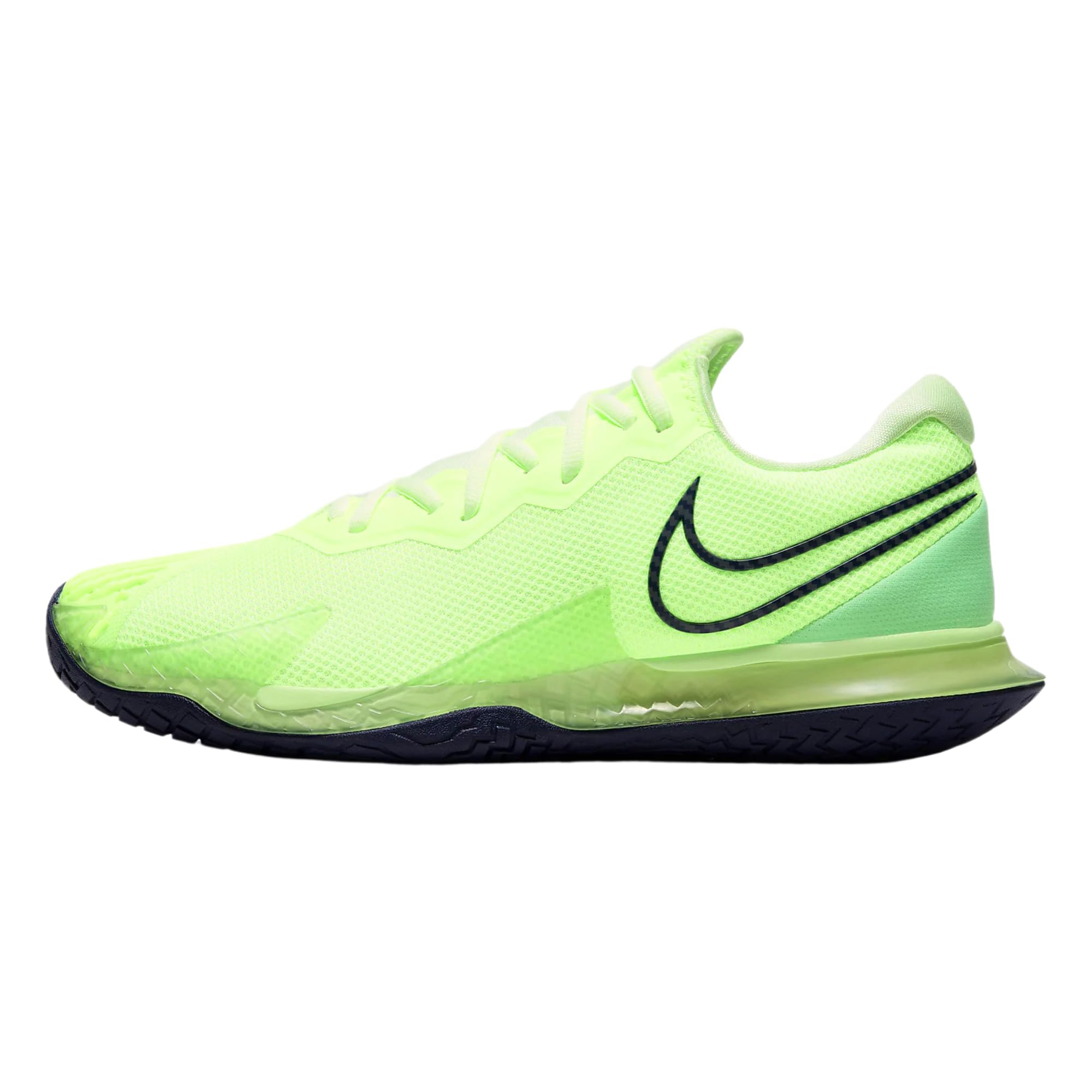 NikeCourt Air Zoom Vapor Cage 4 Mens Hard Court Tennis Shoes Ghost Green Barely Volt Aphid Green Blackened