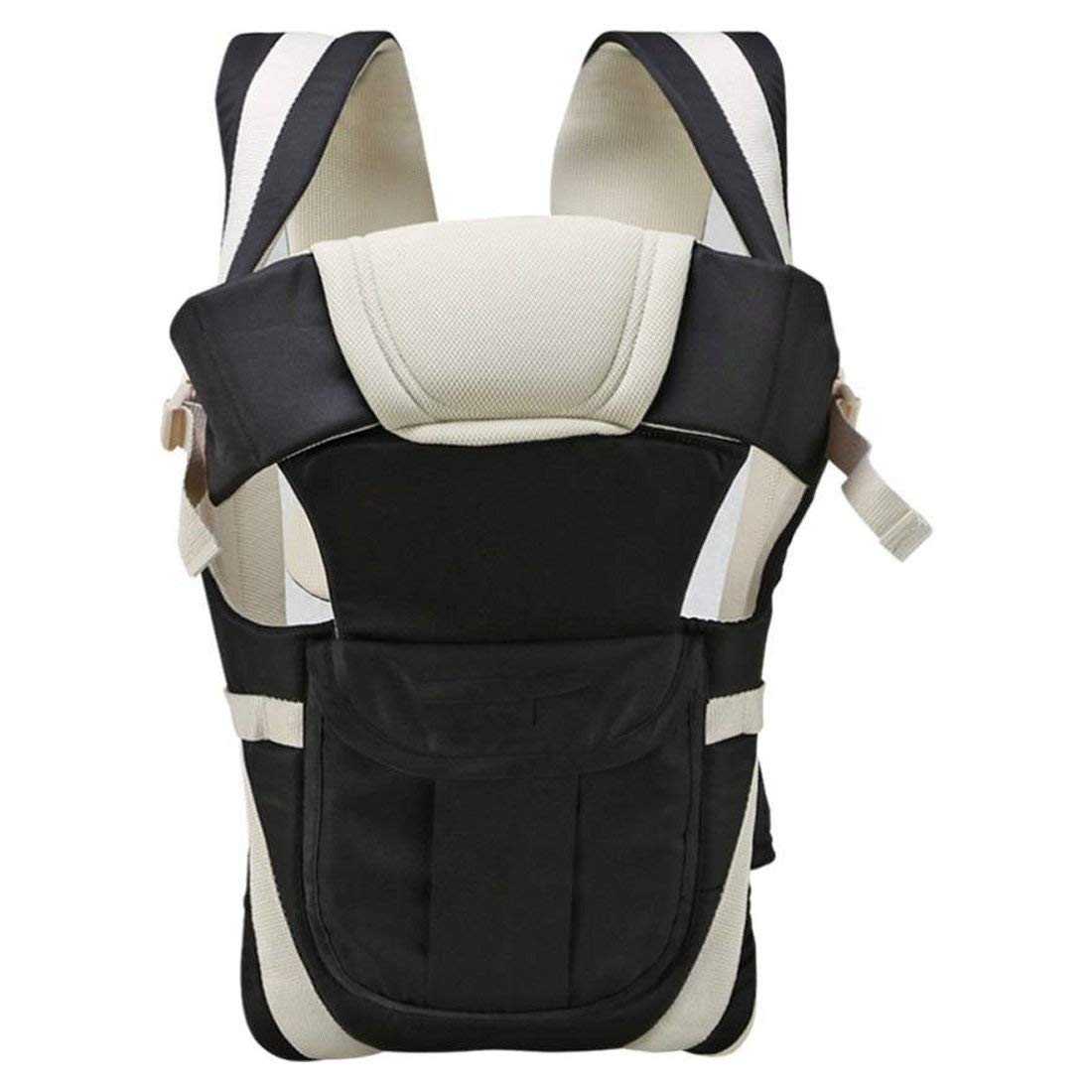 SHAH Brothers Enterprises Polyester Handsfree 4-in1| Baby Carrier Bag with Comfortable |Head Support | Buckle Straps (Black)-image-9
