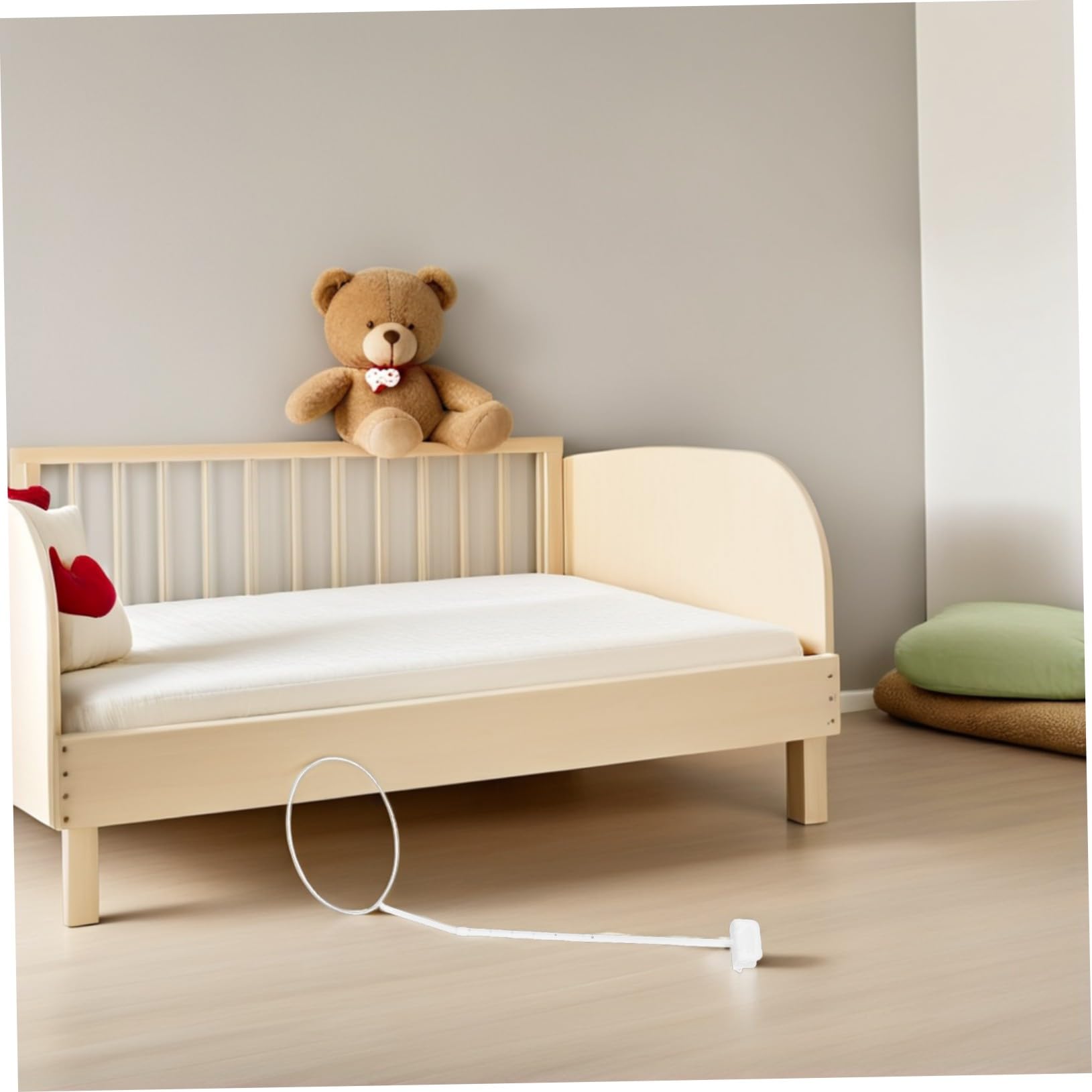 Levemolo Babybett Moskitonetz Halterung Netzhalter Stabile Baldachin Stange Unterstützt Moskitonetz für Säuglingsbett Einfach Montage Platzsparend