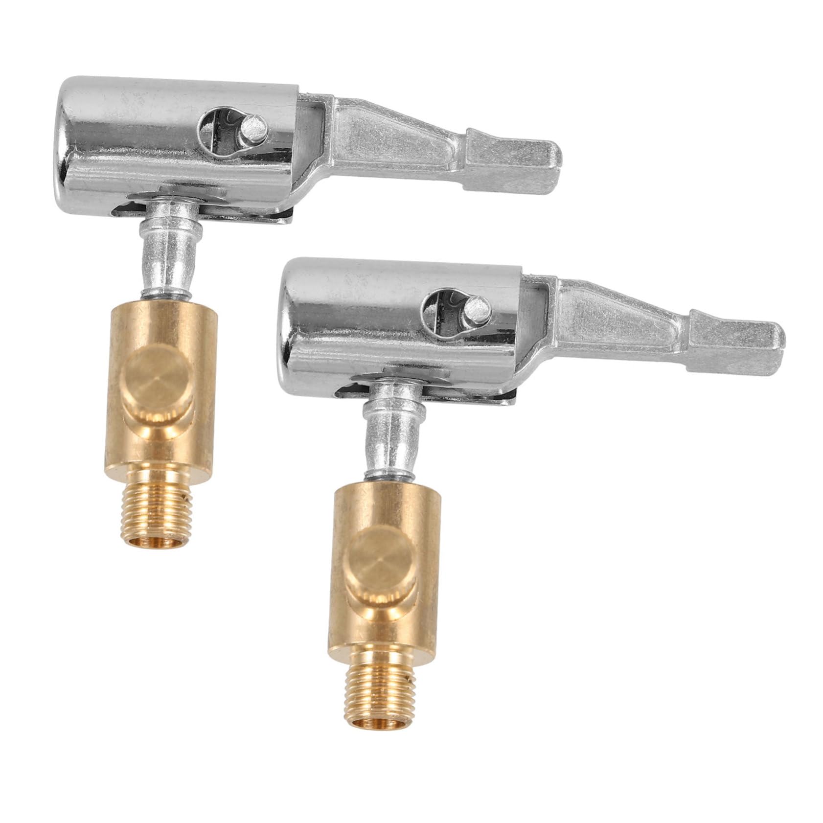 PartyKindom Brass Tire Air Chuck Adapter Locking Air Chuck Quick Tire Inflator Car Pump Accessories Car Inflator Nozzle