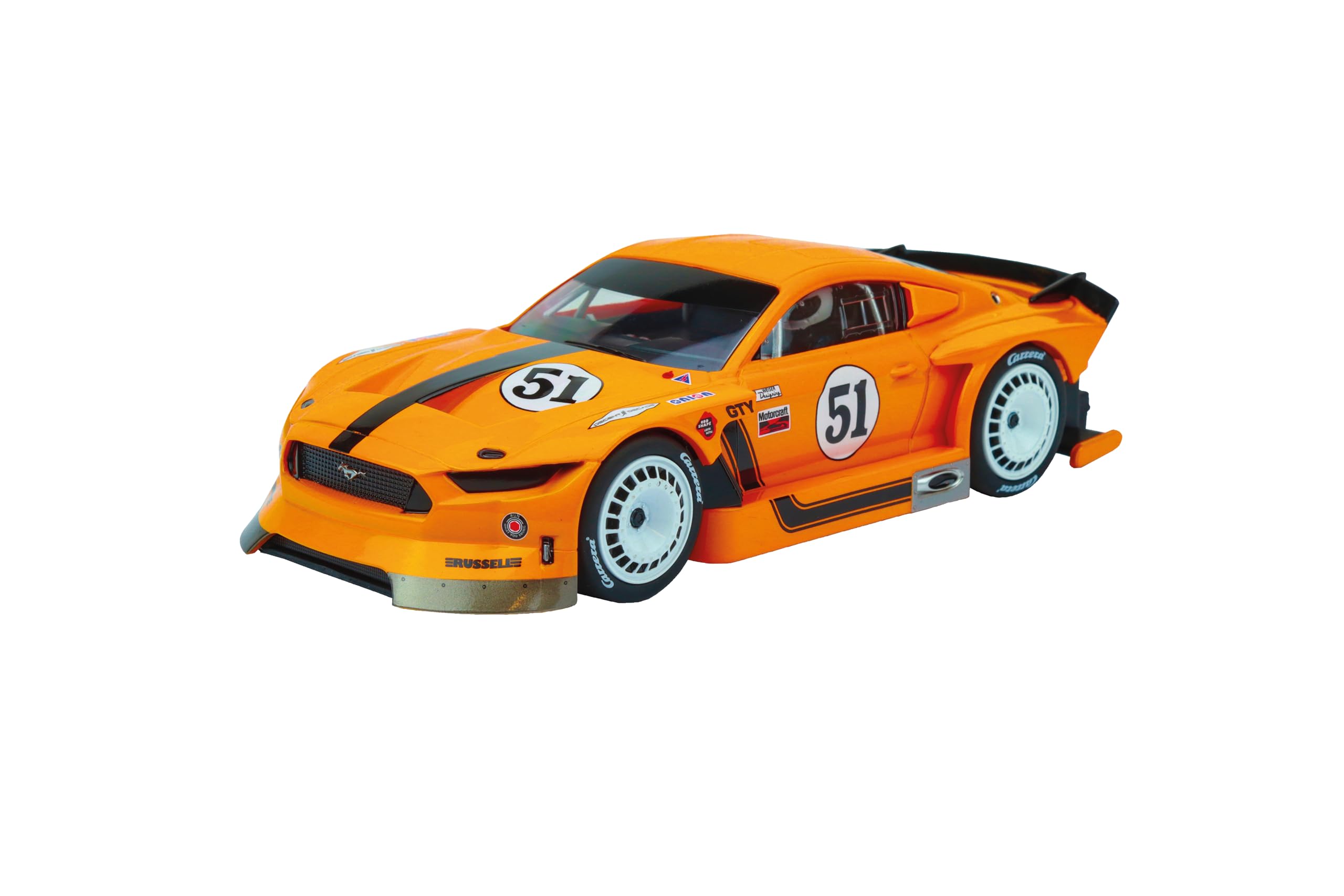 Carrera - 20032027 Digital 132 | Ford Mustang GTY No.51 | Auto für Rennbahn | Rennbahnen und lizensierte Slotcars | bis zu 6 Spieler | Für Kinder ab 8 Jahren & Erwachsene