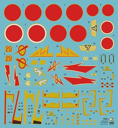 Miniatura 2 de Arma Hobby Juego de expertos Hayate Nakajima Ki-84 a escala 1/72 - Kit de aviones de construcción de modelos de plástico, N.º de artículo 70051