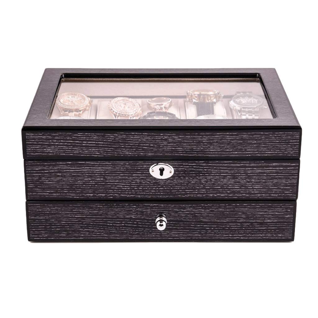 FKGJKT Uhrenbox – Schmuckschatulle und Schmuck-Organizer, Uhrenaufbewahrung, Schmuck-Organizer, verspiegelter Aufbewahrungskoffer, Geschenk für Mama Warm as Ever