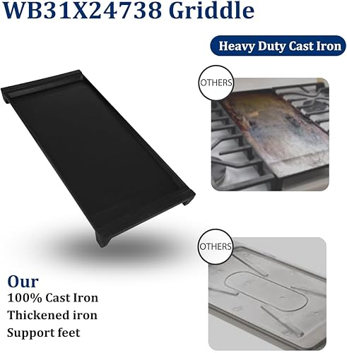 Miniatura 3 de Piezas de repuesto de plancha WB31X24738 mejoradas para estufa GE, reemplazar la plancha WB31X24998, placa de plancha WB31X24998 para piezas