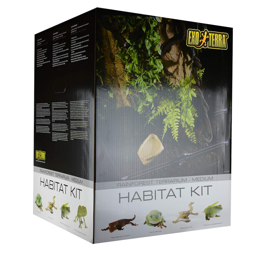 Terrariums & Accessories Exo Terra PT2662 Rainforest Habitat Kit M