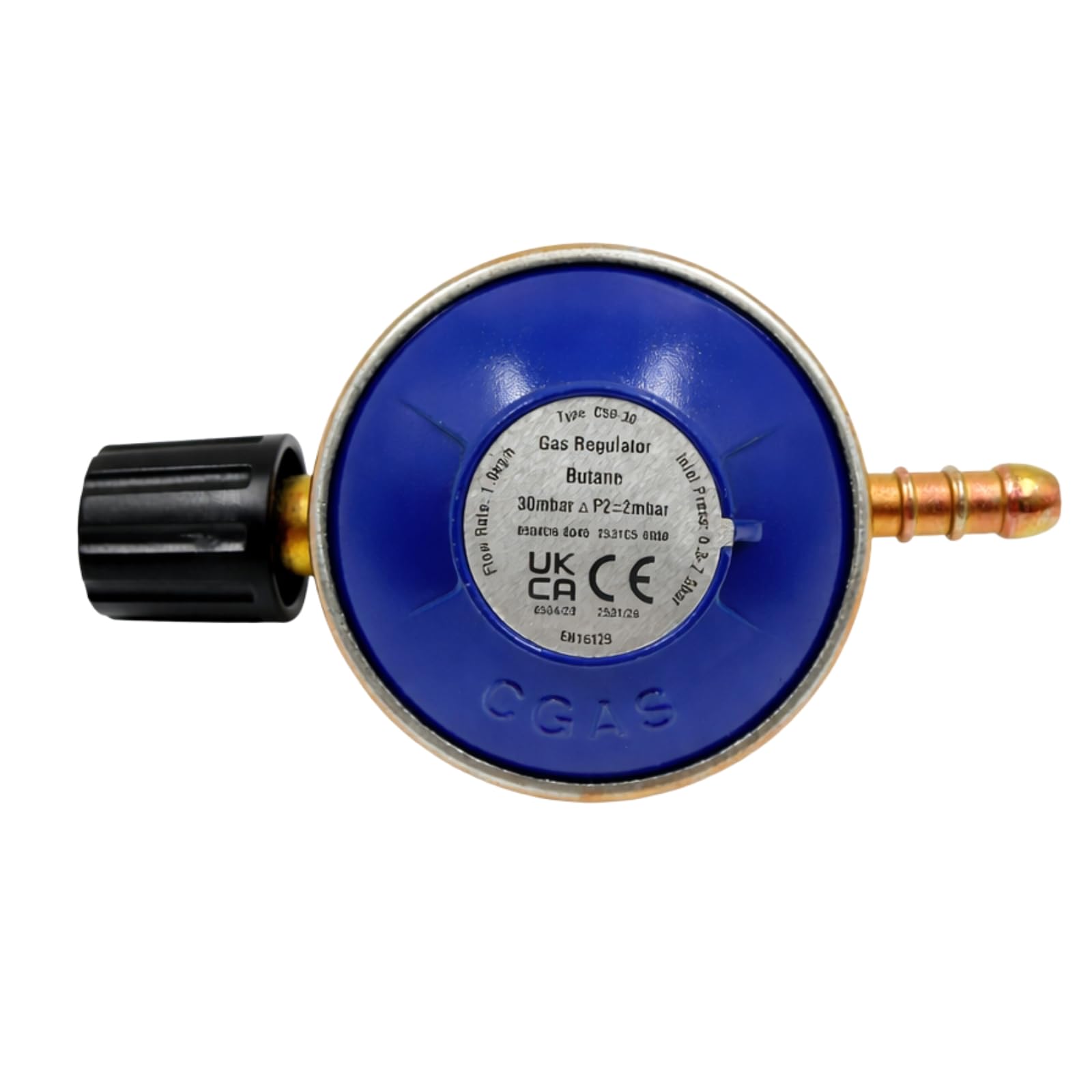 Régulateur de gaz butane de 30 mbar avec tuyau de 2 m et clips pour bouteilles de gaz 901 904 907, régulateur de gaz de camping avec contrôle du robinet, kit de tuyau de gaz de barbecue pour caravane