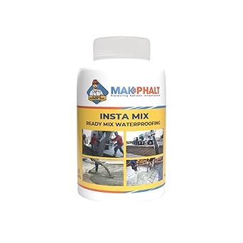 MAKPHALT (MK Petro) Insta Mix Integral Waterproofing Compound | 200Gms Per Bag Of Cement - 1 Kg