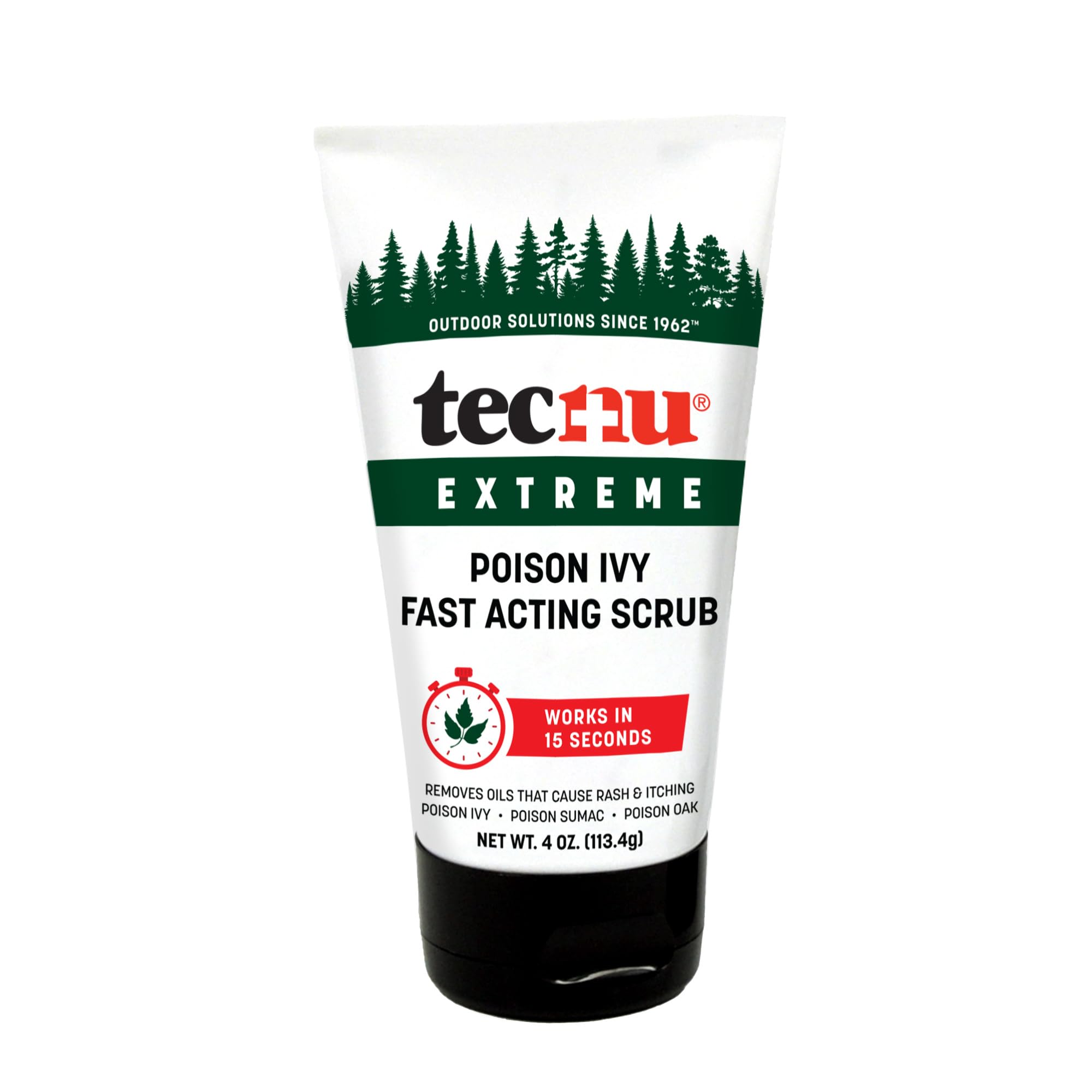 Tecnu Extreme Poison Ivy and Oak Scrub, Removes Oils that Causes Rash 4 Oz
