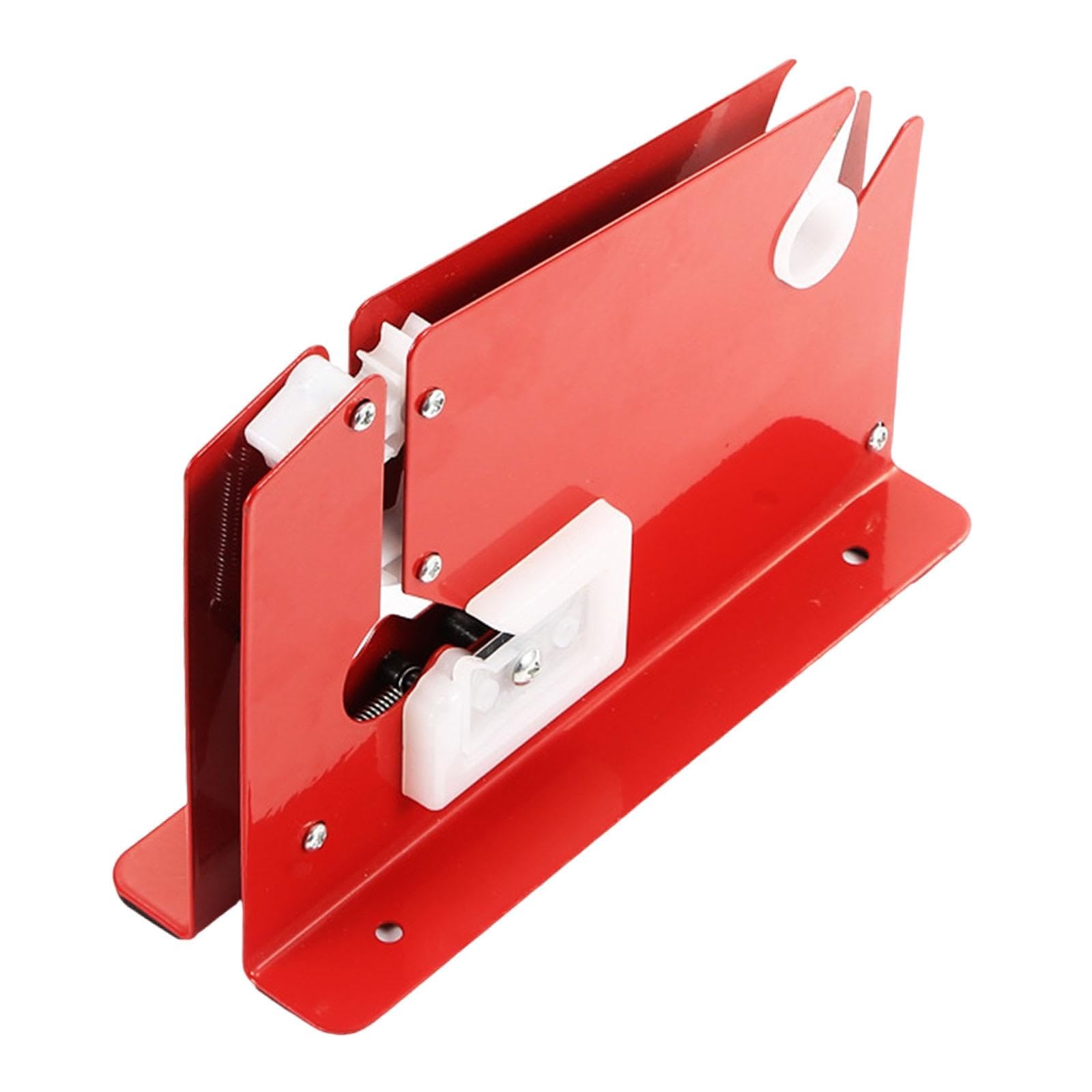 predolo Steel Tape Bag Sealer Fits 75mm Tape Bag Tying Machine Table Mountable, Red
