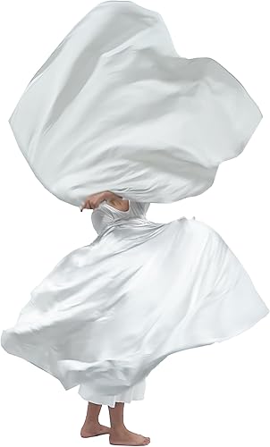 Miniatura 4 de Wuchieal Banderas rectangulares de adoración de 51 x 45 pulgadas, banderas de alabanza con varillas escalables, 1 par (plateado)