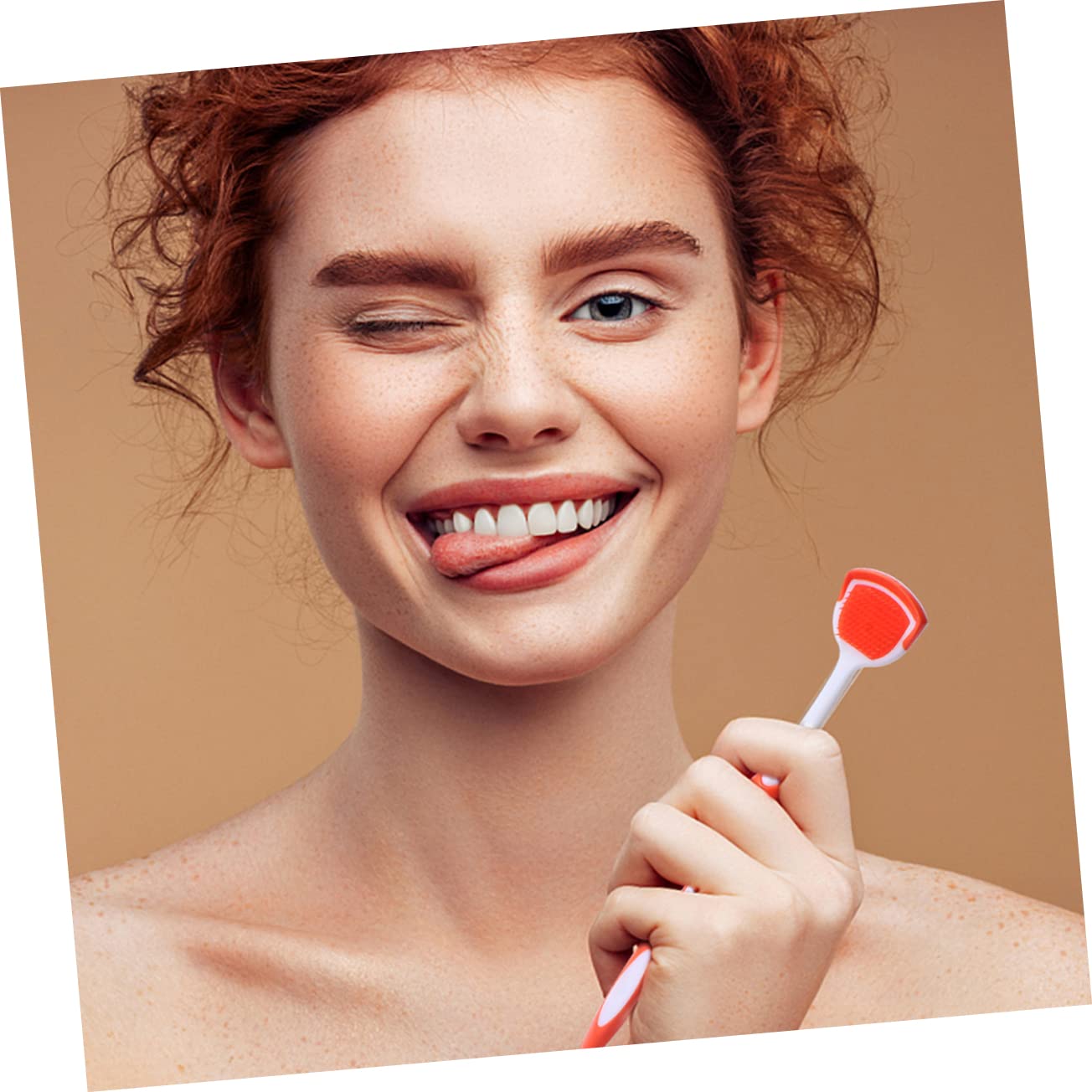 FRCOLOR 3 Set Spazzolini Per Lingua Materiale Resistente Raschietti Per Lingua Ergonomici Per Adulti Colori E Ciascuno 4 Pezzi * 3