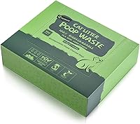 PETOCAT Biodegradable Cat Litter Poop Bags - Leakproof Unscented Large 100 Count Compostable Waste Bags for Cats & Dogs