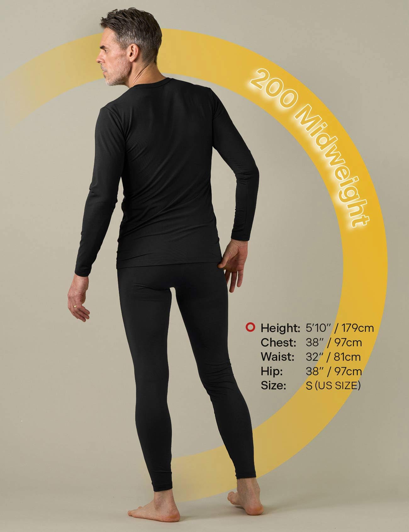 LAPASA Completo Termico Uomo in Pile Calzamaglie Termica & Maglie Termiche Set Sport Invernali Sci Snowboard Sport Running Trekking Caldo/più Caldo/Extra-Caldo М11