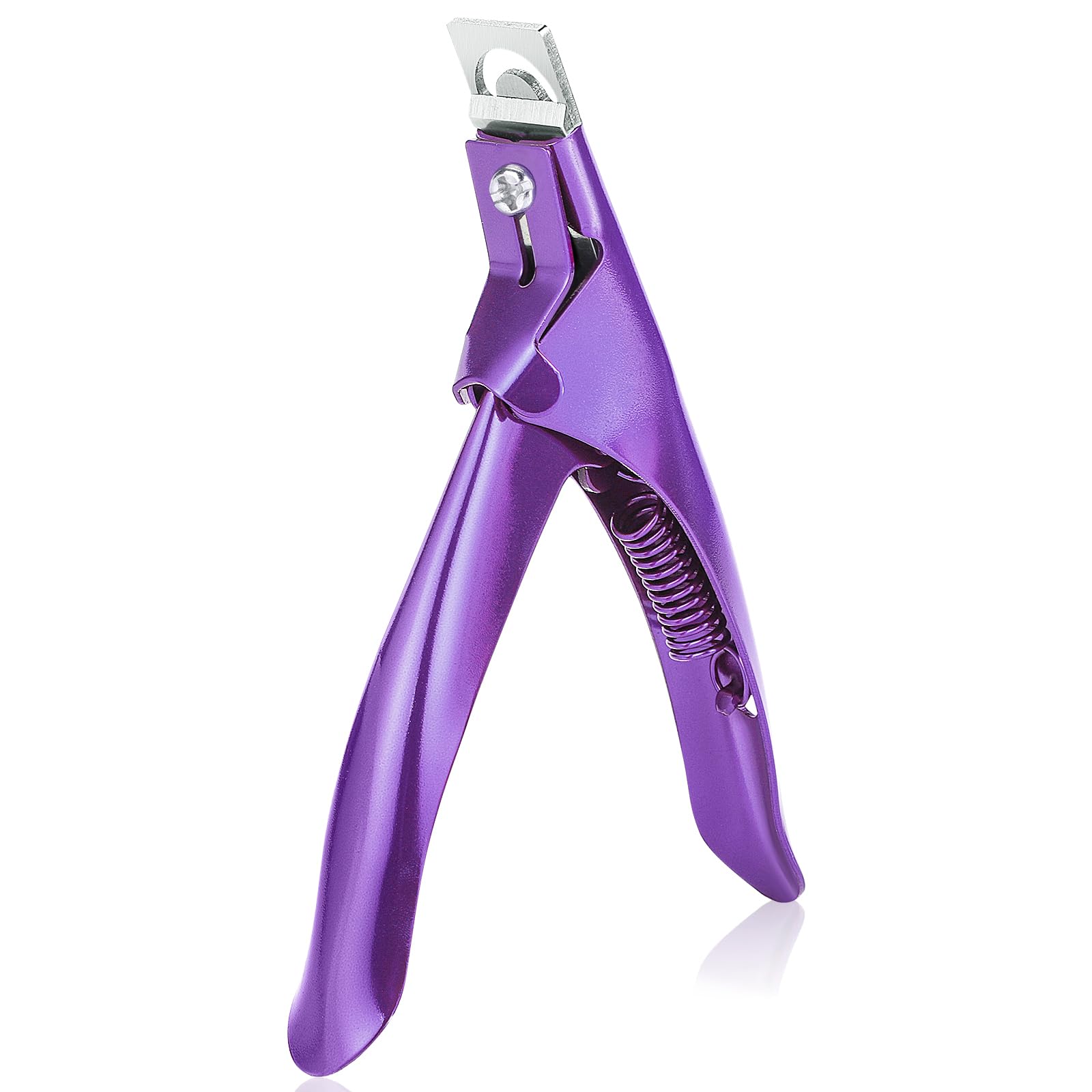Nagelknipser Professionelle Falsche Nagelknipser Gelnägel Nagelknipser Trimmer Maniküre Tip Cutter für künstliche Nägel Acrylnägel Gelnägel (Lila)