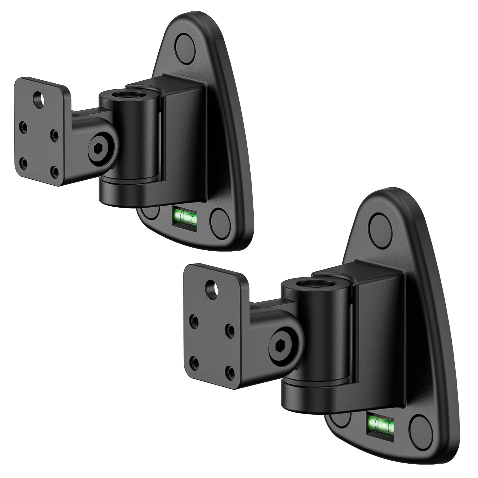 Obrotowe i pochylane uchwyty głośników na ścianę dla Samsung HW-Q990H/Q990F/Q990D/Q930H/Q930F, Mocne konsole ścienne dla głośników tylnych Samsung SWA-9250S/9500S/9200S, 1 para