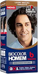 Biocolor Homem Tonalizante De Cabelo Masculino Bozzano Louro Escuro