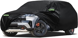 Car Cover Custom Fit for Ford Explorer 1995-2026, Migaven Waterproof Full Exterior Cover Sun Rain Protection with Door Zipper and Cotton Lining