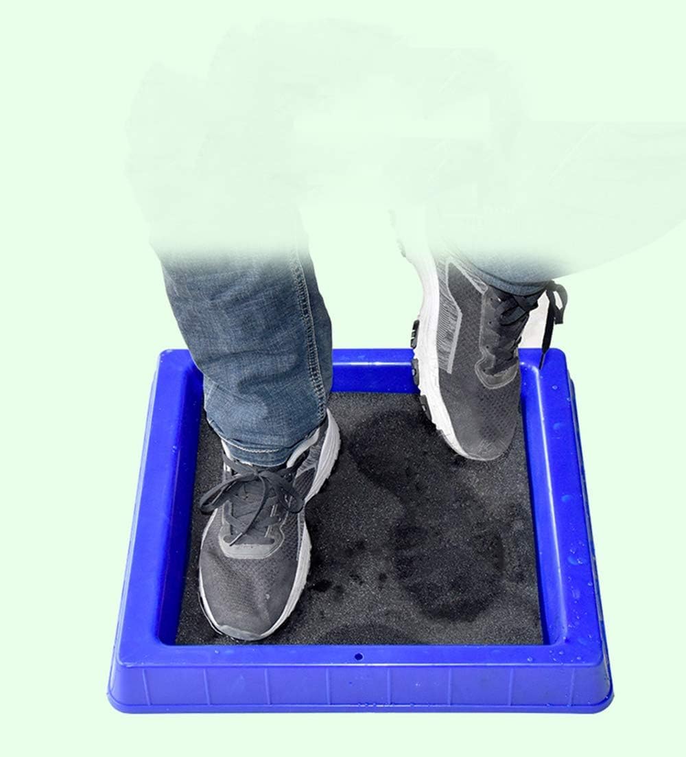 Tappetino per la pulizia automatica, tappetino disinfettante per la casa e l'azienda agricola, per la pulizia della suola delle scarpe e la disinfezione del bacino del piede