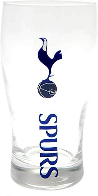 THFC Official Tottenham Football Crest Pint Glass With Club Crest