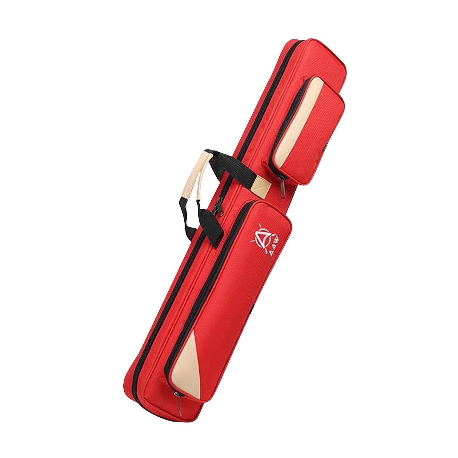 F Fityle Étui pour Queue de Billard 1/2, étui pour Queue de Billard articulé, Sac de Transport résistant à l'usure, étui pour Queue de Billard à 9 balles,