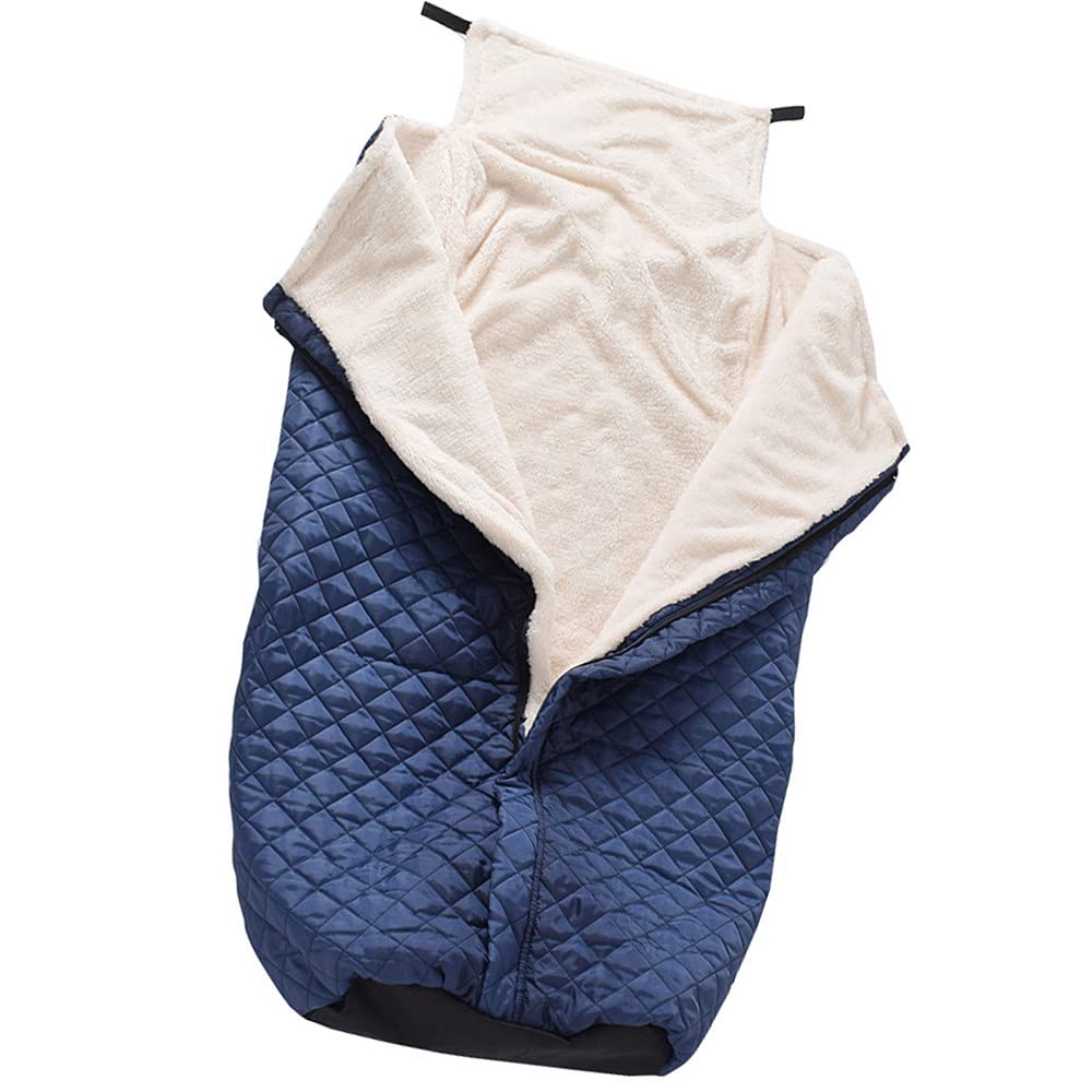 Saco para Silla de Ruedas, Manta Siamés Semi Envuelto Cubierta Perfecto Felpa Gruesa Espalda, Manta de Protección para Sillas de Rueda,Grayblue