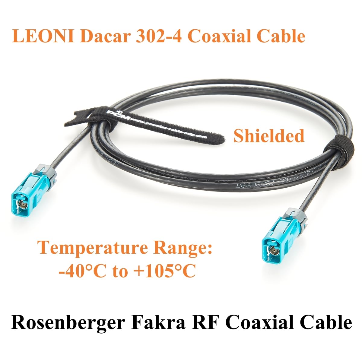 IP67 Waterproof Rosenberger Fakra Z Female to Female RF Coaxial Cable 59Z163-003-Z Vehicle GPS Antenna Cable for GMSL2 & FPD-Link III Camera, ADAS, Embedded Vision Cameras, Infotainment (5M/16.4FT)