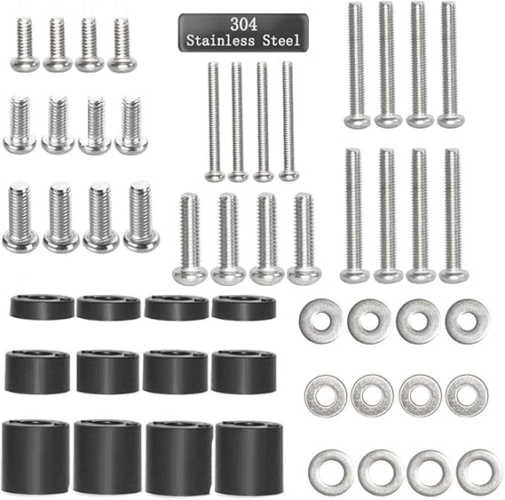Universal TV Mounting Hardware Kit, Including Screws(M4 M5 M6), Washers
