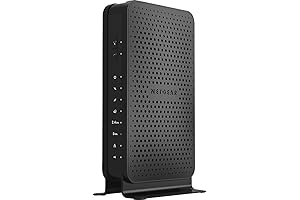 Netgear N600 C3700 Cable Modem WiFi DOCSIS 3.0 Router Certified For Xfinity, Spectrum, Cox