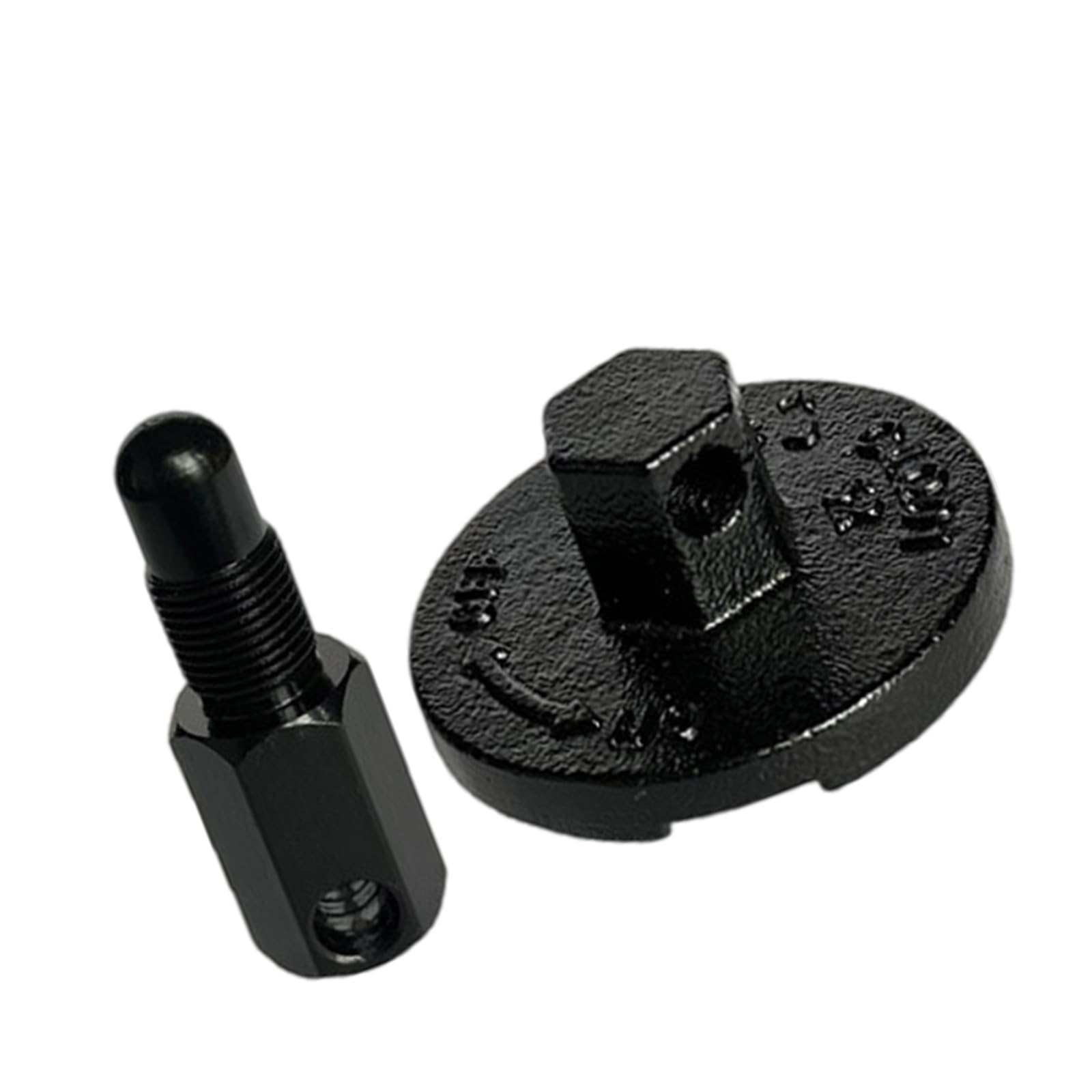 Msioytog Black Iron Chainsaw Clutches Flywheel Puller Tool With Ergonomic Grip For Efficient Gardening Equipment Repair 502541603 Iron Chainsaw Maintenance Tool
