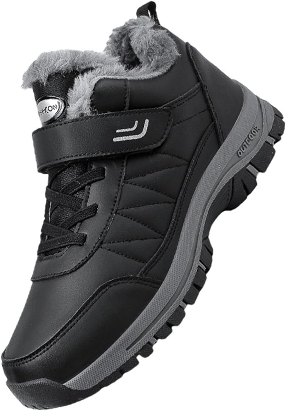 Waterproof Womens Wide Fit Gym Trainers – Warm Low Top Cushion Arch Support Wedge Trainers – Lightweight Non Slip Comfort Lace Up Running Sneakers