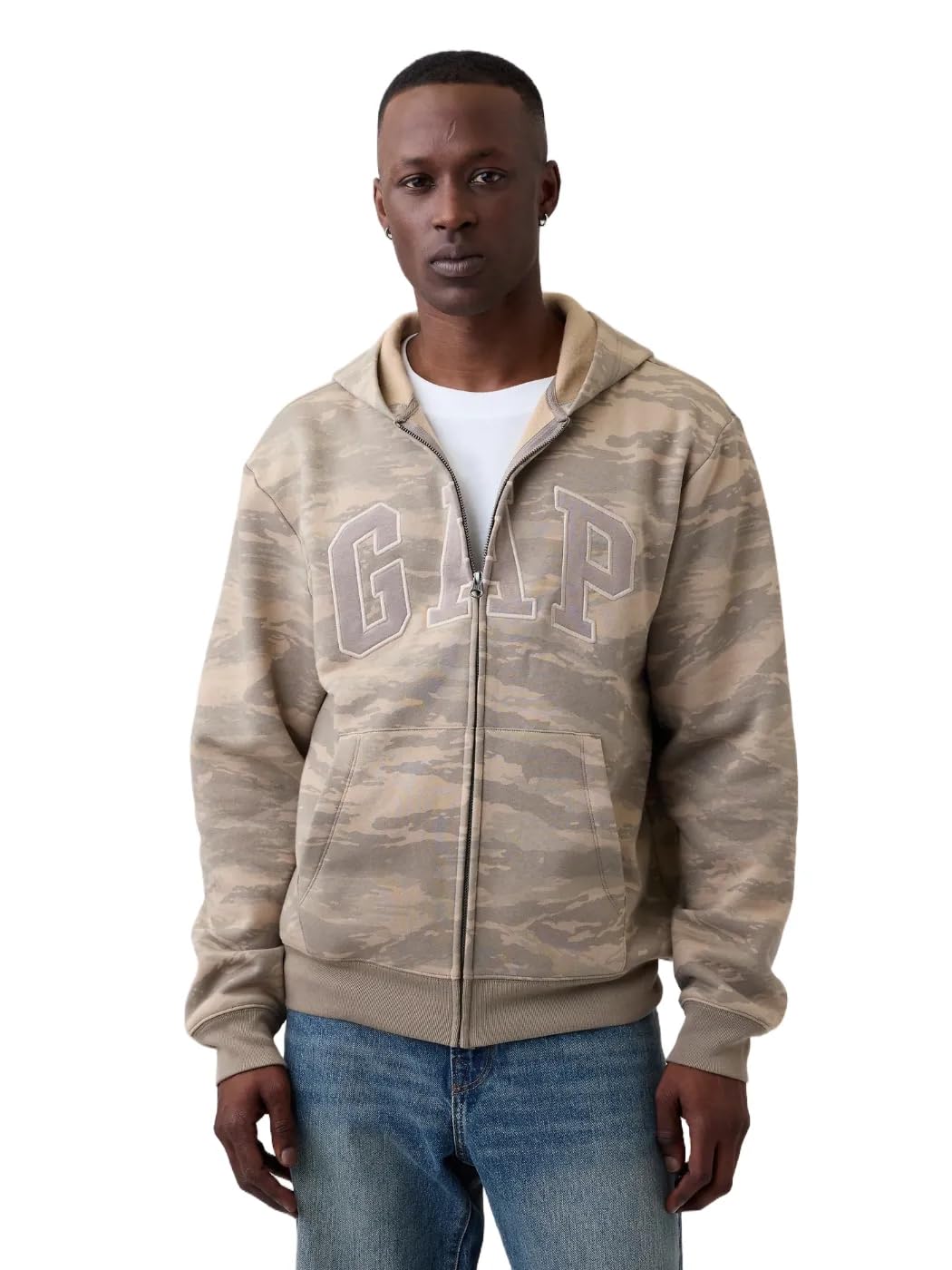 GAP Men's Heritage Logo Full Zip Hoodie